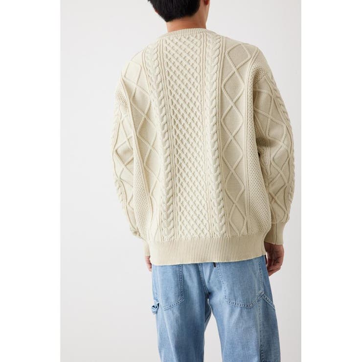 A-LIGHT KNIT ケーブルトップス | RODEO CROWNS WIDE BOWL | 詳細画像5 