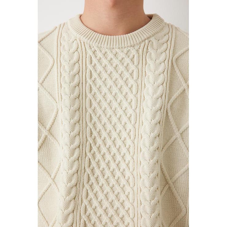 A-LIGHT KNIT ケーブルトップス | RODEO CROWNS WIDE BOWL | 詳細画像9 