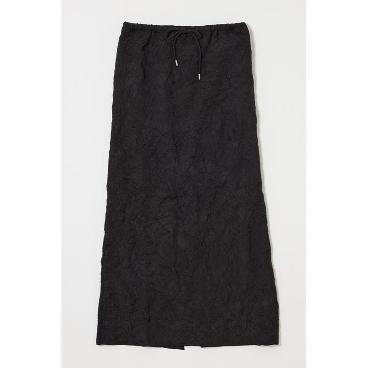 BLK | CRINKLED SATIN スカート | MOUSSY OUTLET