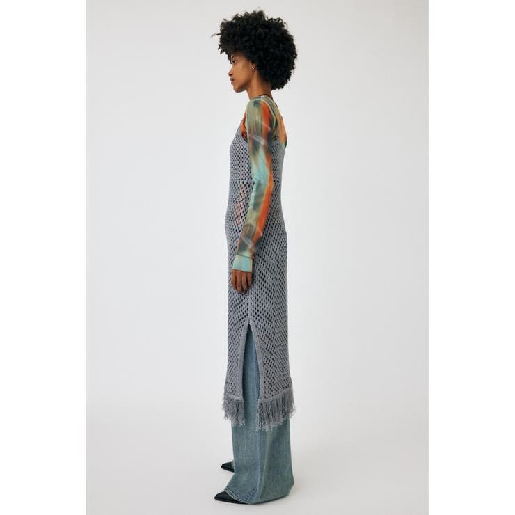MESH FRINGE ニットドレス | MOUSSY OUTLET | 詳細画像11 