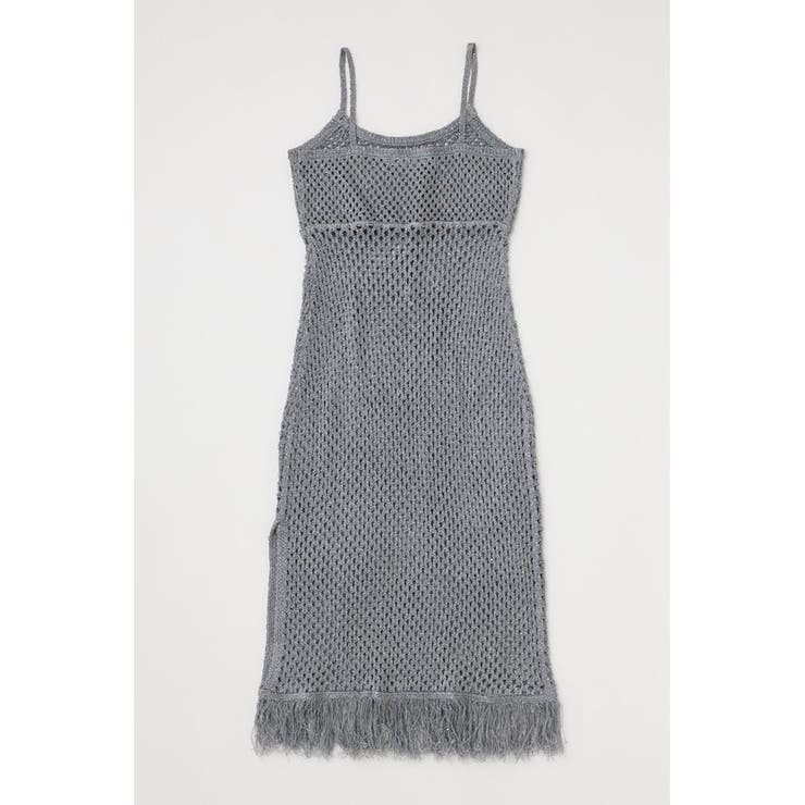 MESH FRINGE ニットドレス | MOUSSY OUTLET | 詳細画像18 