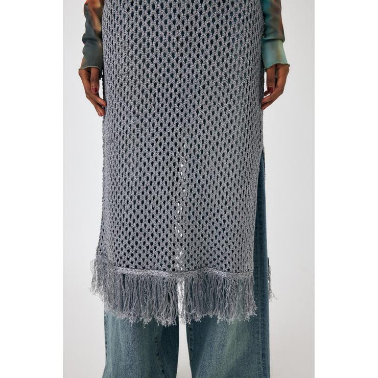 MESH FRINGE ニットドレス | MOUSSY OUTLET | 詳細画像15 