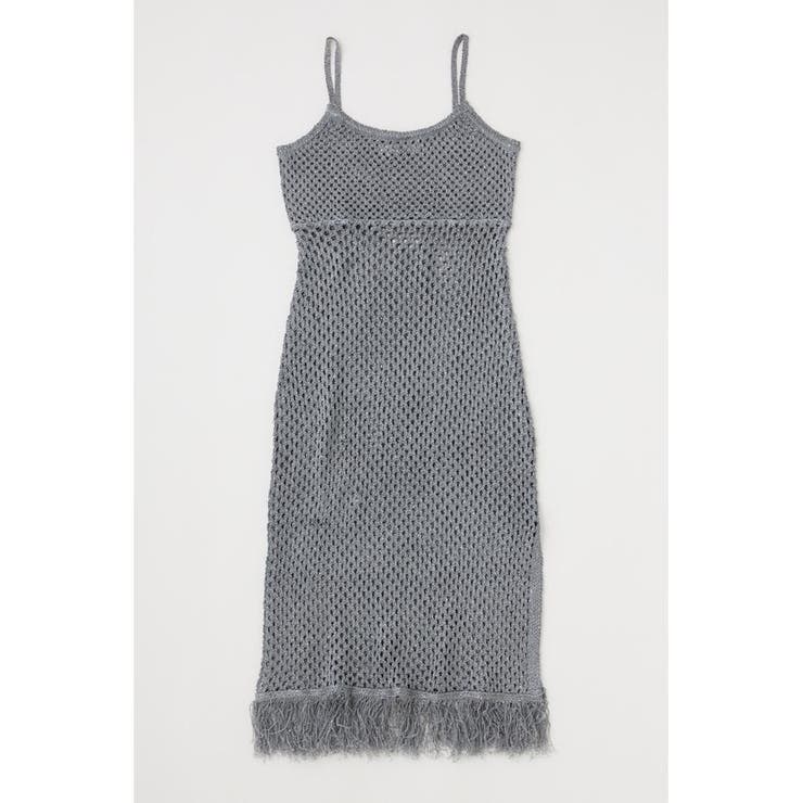 MESH FRINGE ニットドレス | MOUSSY OUTLET | 詳細画像17 