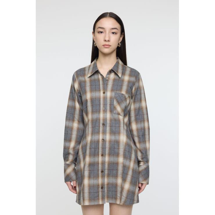 CHECK SHIRT ドレス | MOUSSY OUTLET | 詳細画像6 