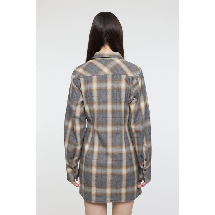 CHECK SHIRT ドレス | MOUSSY OUTLET | 詳細画像8 
