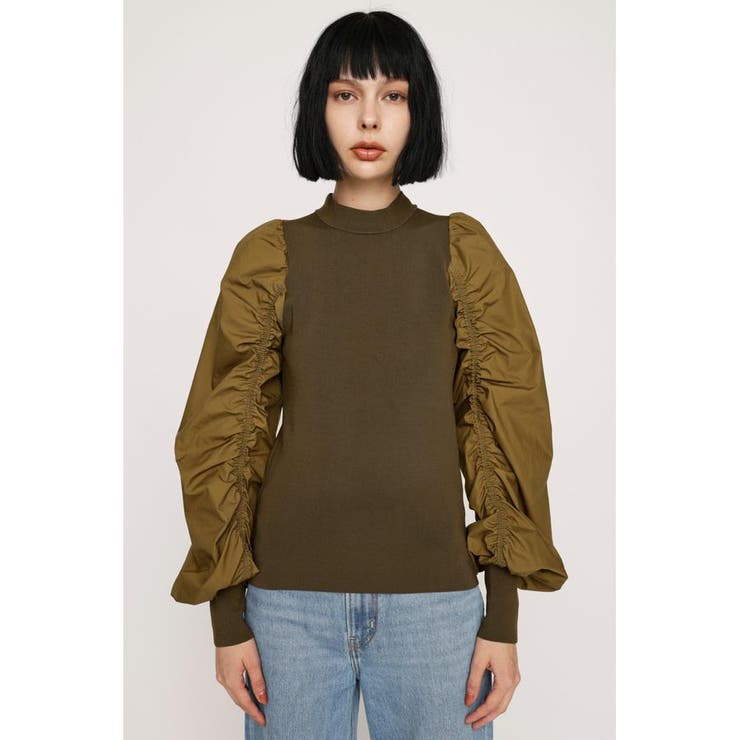 KNIT DOCKING トップス | SLY OUTLET | 詳細画像8 