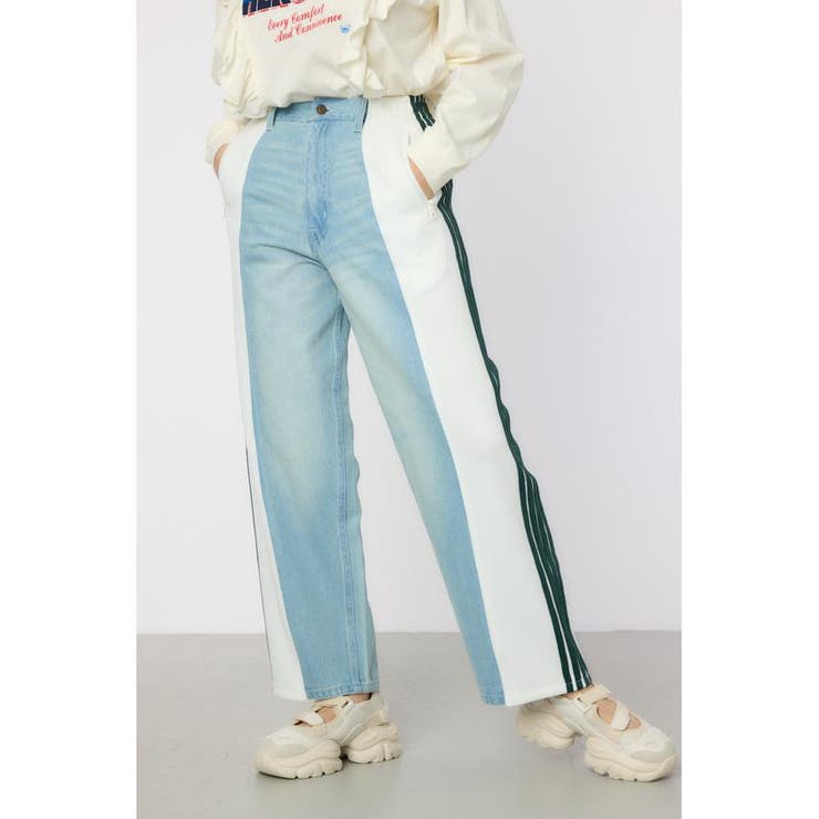 柄WHT5 | カスタムトラックデニムパンツ | RODEO CROWNS WIDE BOWL