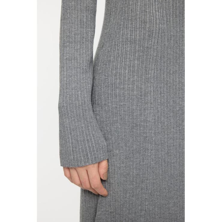 ASYMMETRY COLLAR KNIT ドレス | MOUSSY OUTLET | 詳細画像13 