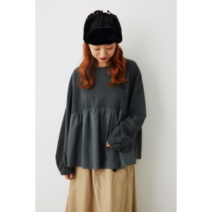 異素材ドッキングトップス[品番：BJLW0026466]｜RODEO CROWNS WIDE 