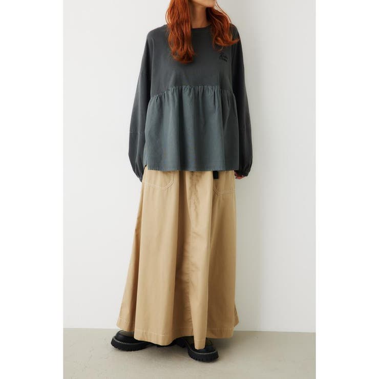 異素材ドッキングトップス[品番：BJLW0026466]｜RODEO CROWNS WIDE 