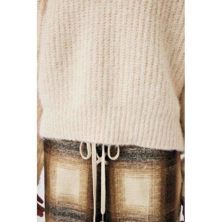 LACE TRIMMED V NECK セーター | MOUSSY OUTLET | 詳細画像10 