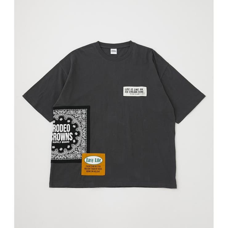 メンズ Custom Many Patch Tシャツ[品番：BJLW0022996]｜RODEO