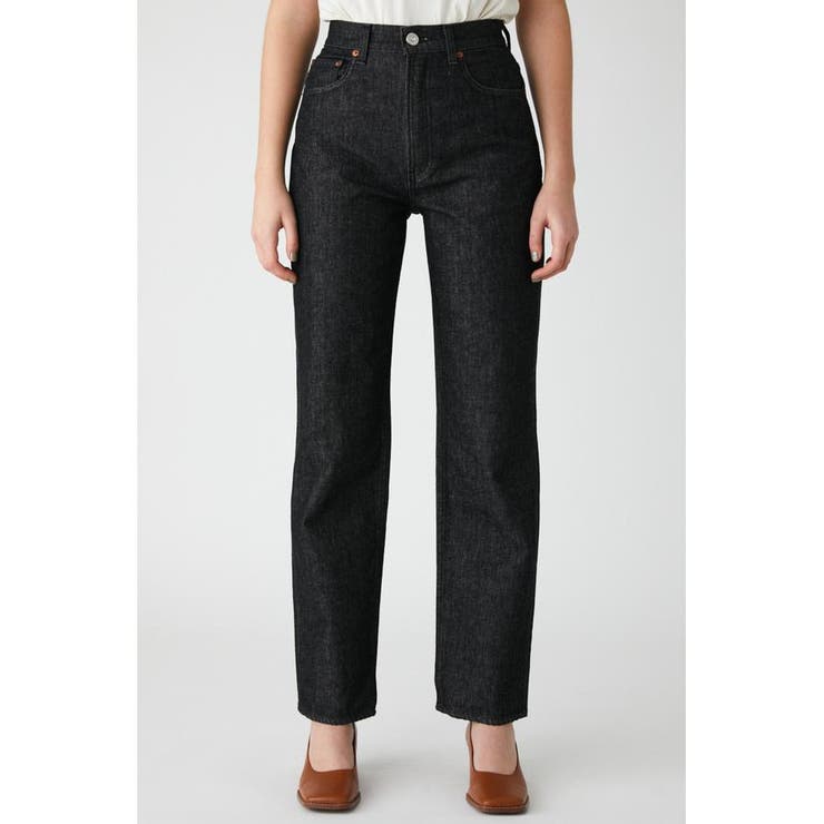 BLK | PLAIN JEANS BLK STRAIGHT | MOUSSY OUTLET