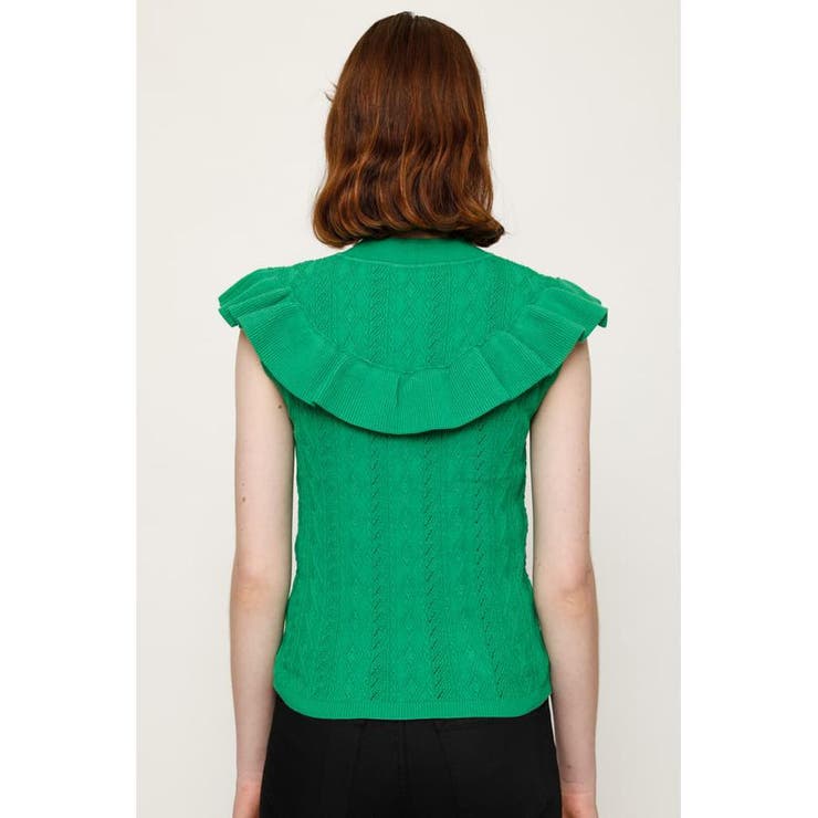 FRONT FRILL KNIT トップス | SLY OUTLET | 詳細画像18