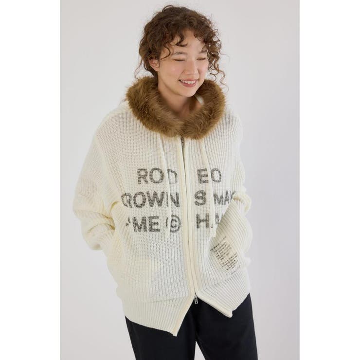 FADE LOGOニットジップフーディー | RODEO CROWNS WIDE BOWL | 詳細画像2 