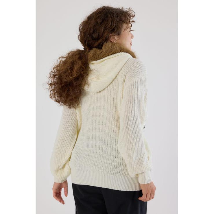 FADE LOGOニットジップフーディー | RODEO CROWNS WIDE BOWL | 詳細画像4 