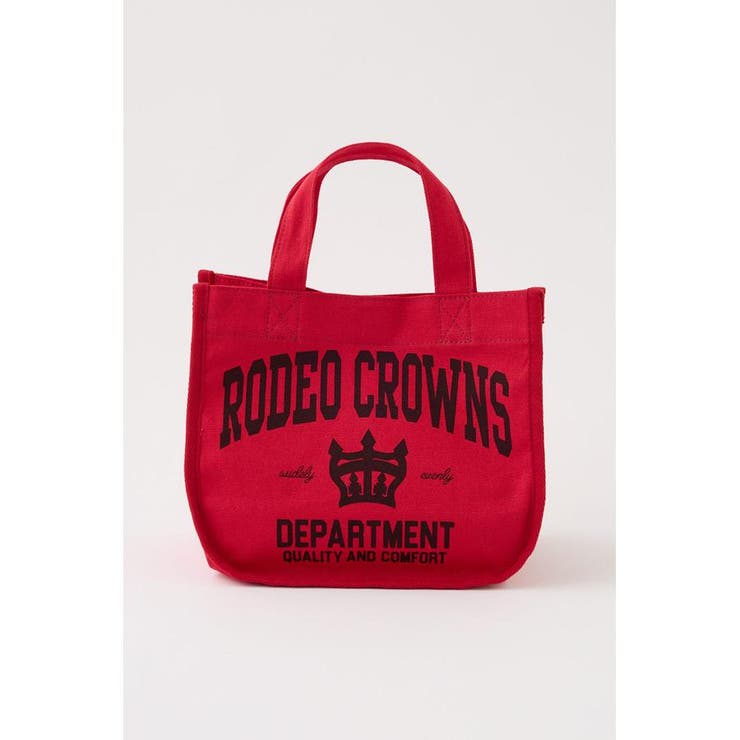【未使用】ロッディオ　ラウンドトートバック エコミニトートバッグ[品番：BJLW0029619]｜RODEO CROWNS WIDE
