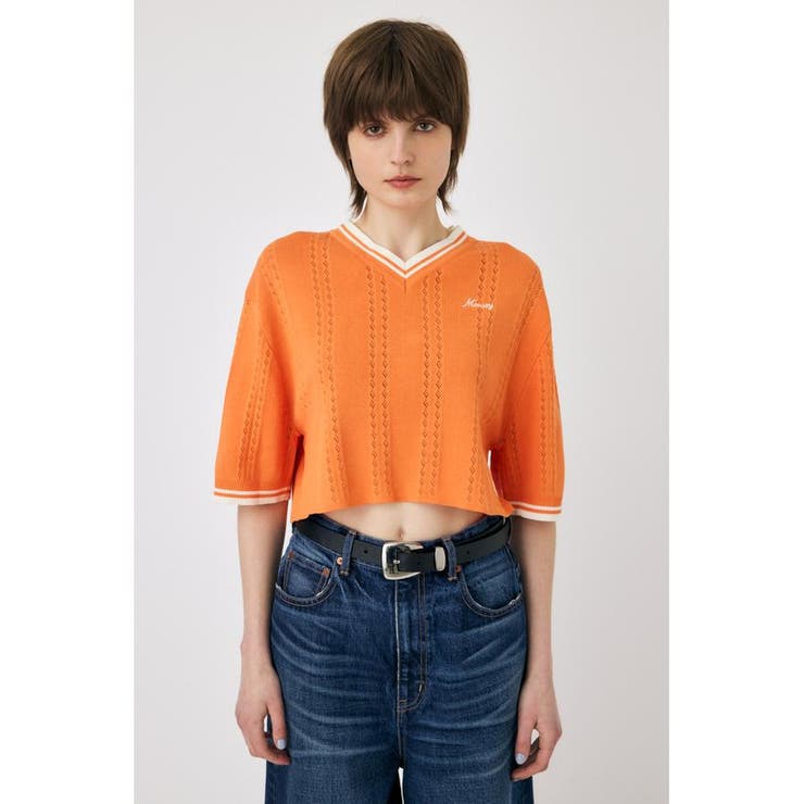 MOUSSY CROPPED KNIT Tシャツ | MOUSSY OUTLET | 詳細画像24 