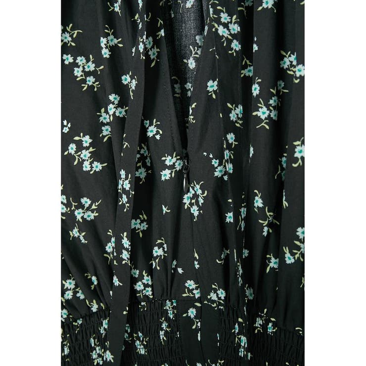 DRAWSTRING FLORAL ドレス[品番：BJLW0025582]｜MOUSSY OUTLET 