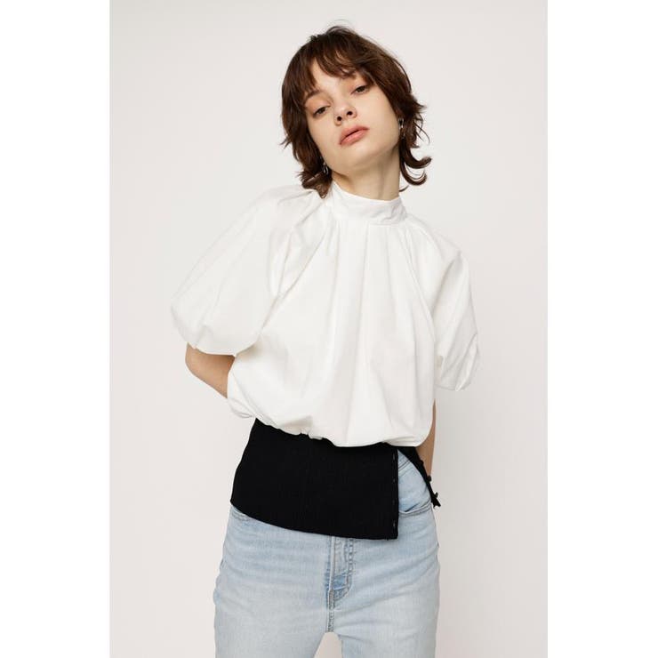 WAIST RIB BALLOON ブラウス | SLY OUTLET | 詳細画像2 