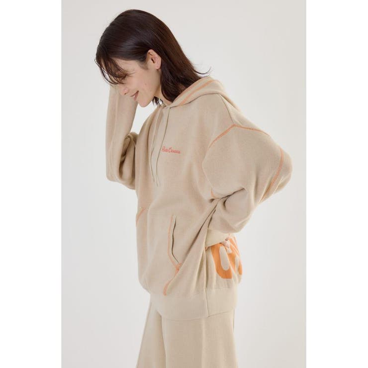 スウェットライクジャガードロゴフーディー | RODEO CROWNS WIDE BOWL | 詳細画像2 