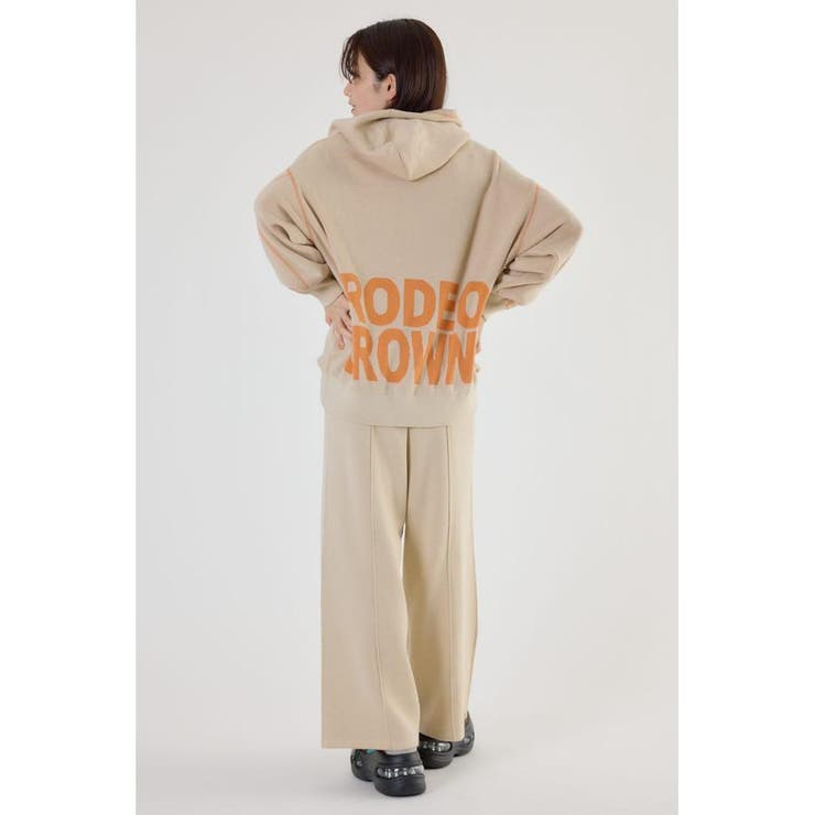 スウェットライクジャガードロゴフーディー | RODEO CROWNS WIDE BOWL | 詳細画像6 