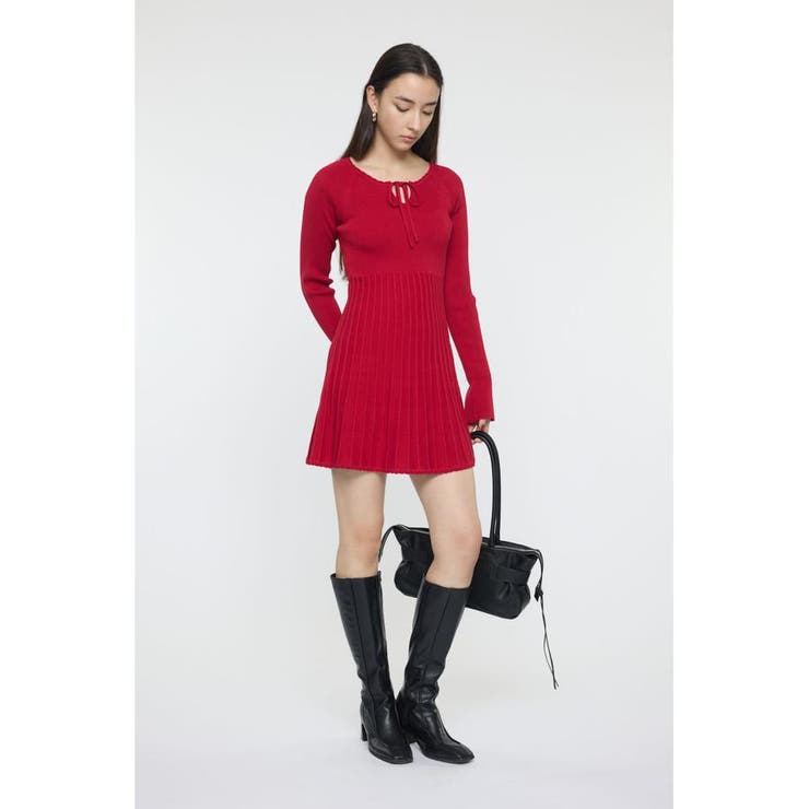 PICO RIBBON MINI ドレス | MOUSSY OUTLET | 詳細画像10 