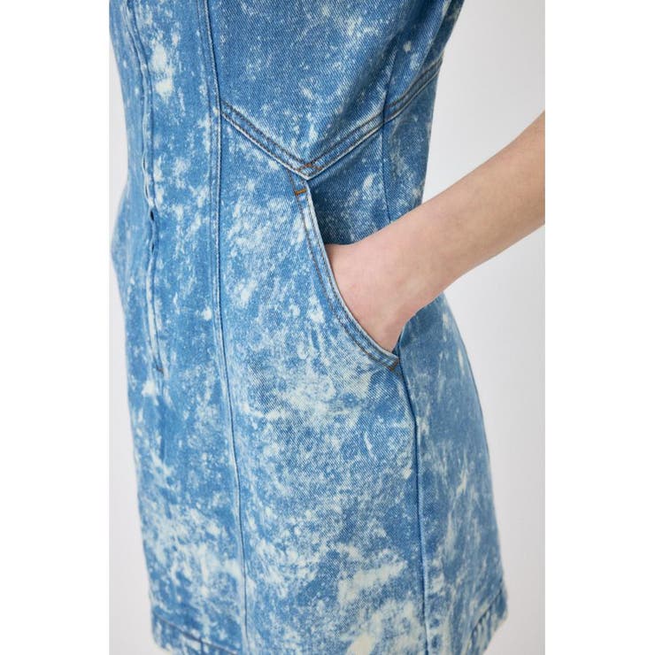 FRONT ZIP CHEMICAL MINI ドレス | MOUSSY OUTLET | 詳細画像12 