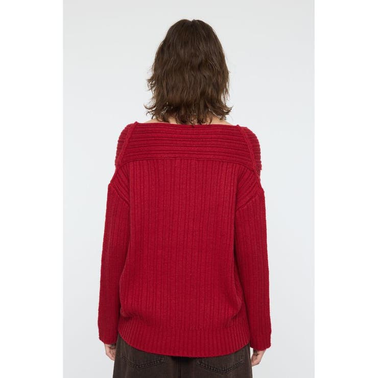 OVER RIB OFF SHOULDER トップス | MOUSSY OUTLET | 詳細画像16 