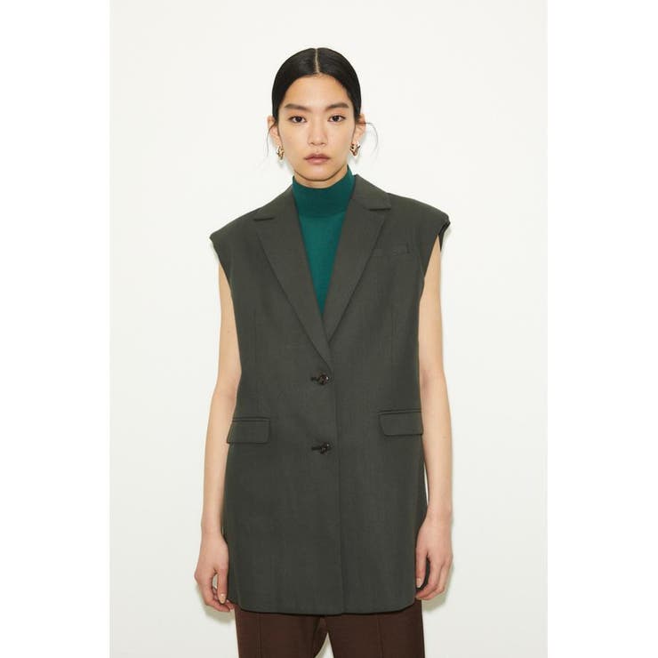 COTTON LINEN ベスト | SLY OUTLET | 詳細画像3 