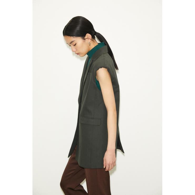 COTTON LINEN ベスト | SLY OUTLET | 詳細画像4 