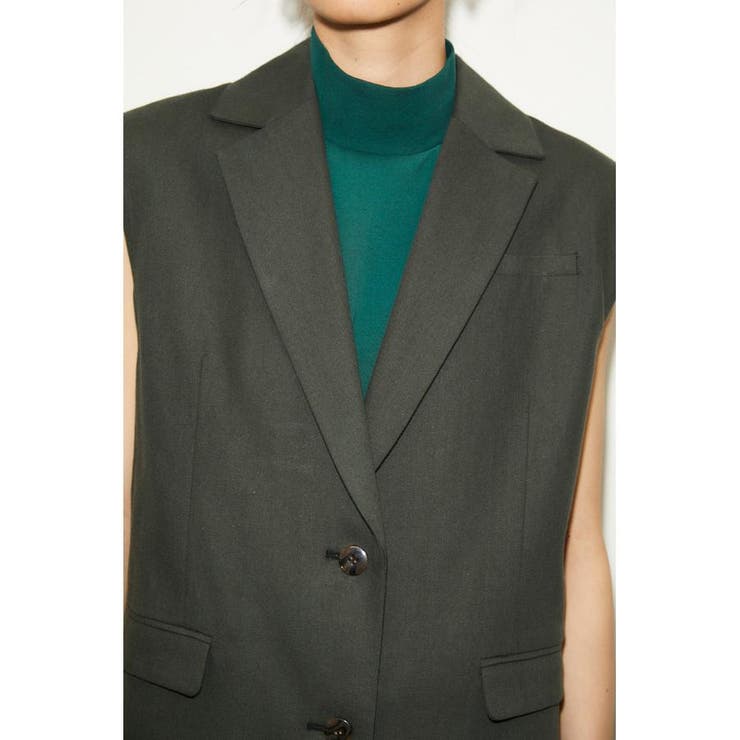 COTTON LINEN ベスト | SLY OUTLET | 詳細画像6 