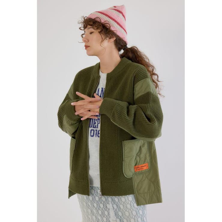 キルトドッキングニットブルゾン | RODEO CROWNS WIDE BOWL | 詳細画像20 