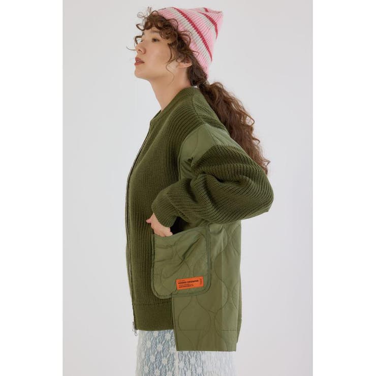 キルトドッキングニットブルゾン | RODEO CROWNS WIDE BOWL | 詳細画像21 