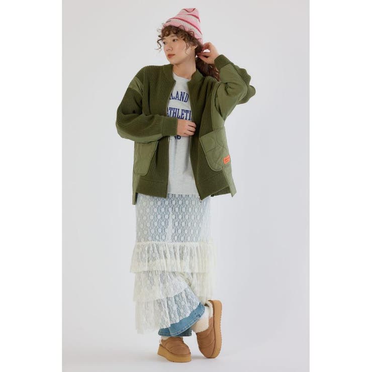 キルトドッキングニットブルゾン | RODEO CROWNS WIDE BOWL | 詳細画像23 