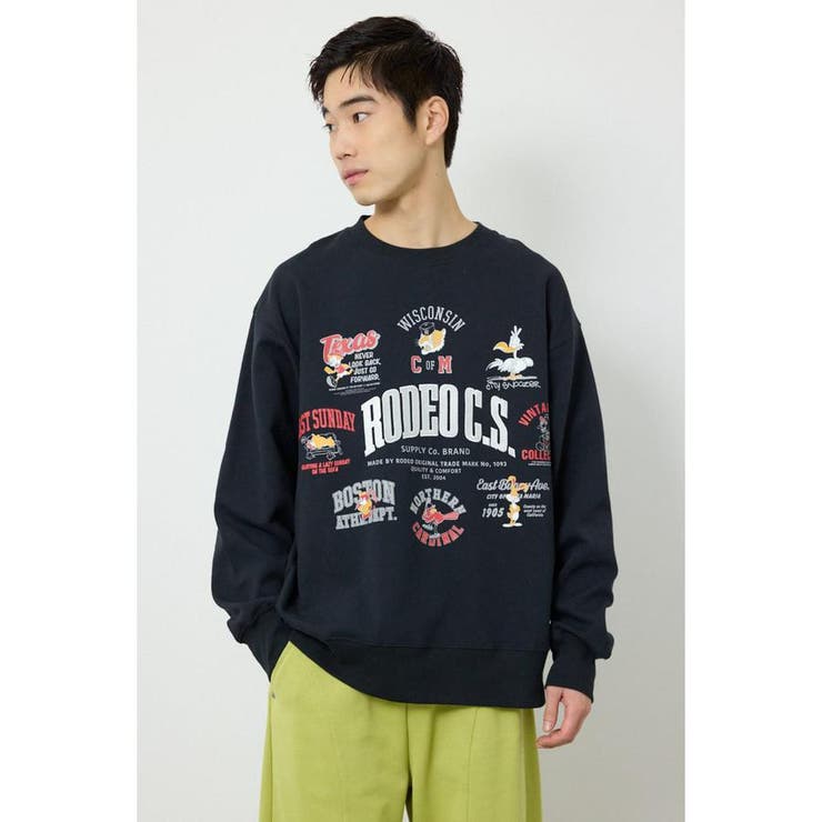 BLK | Peeps スウェット | RODEO CROWNS WIDE BOWL