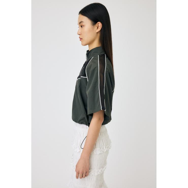PIPING HALF SLEEVE トラックジャケット | MOUSSY OUTLET | 詳細画像12 