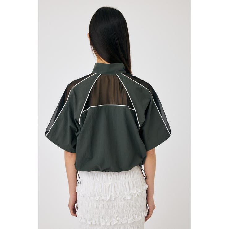 PIPING HALF SLEEVE トラックジャケット | MOUSSY OUTLET | 詳細画像13 