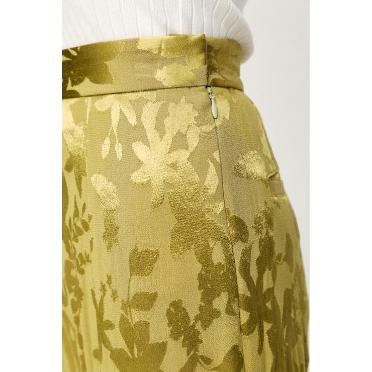 FRONT SLIT SHINY FLOWER パンツ | SLY OUTLET | 詳細画像8