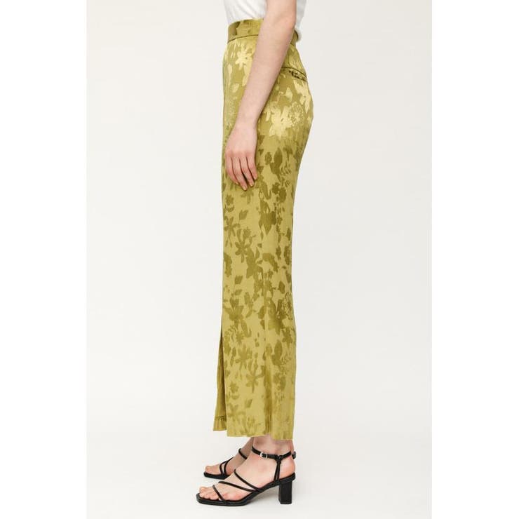 FRONT SLIT SHINY FLOWER パンツ | SLY OUTLET | 詳細画像4