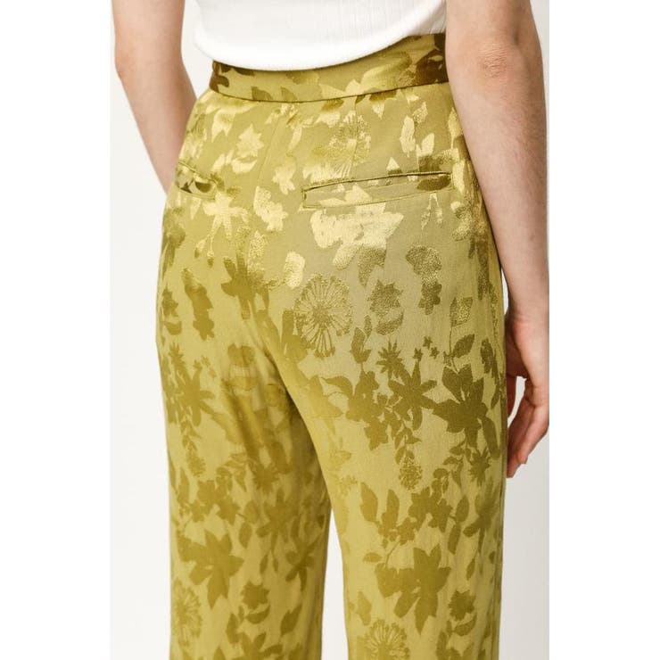 FRONT SLIT SHINY FLOWER パンツ | SLY OUTLET | 詳細画像7