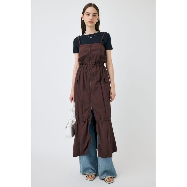 BRN | TECHNICAL キャミドレス | MOUSSY OUTLET