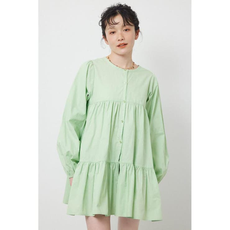 MINT | レースアップ2WAYチュニックワンピース | RODEO CROWNS WIDE BOWL