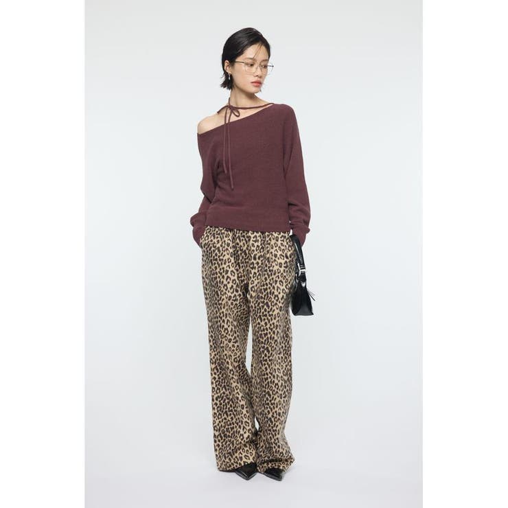 ONE SHOULDER ニットトップス | MOUSSY OUTLET | 詳細画像18 