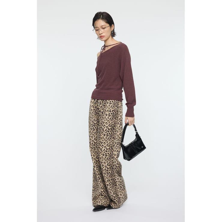 ONE SHOULDER ニットトップス | MOUSSY OUTLET | 詳細画像19 