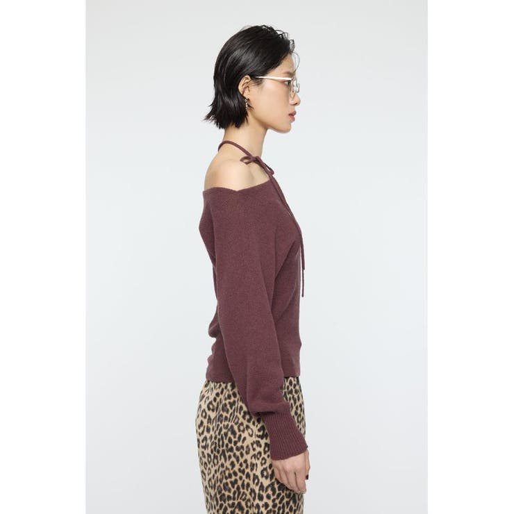 ONE SHOULDER ニットトップス | MOUSSY OUTLET | 詳細画像22 