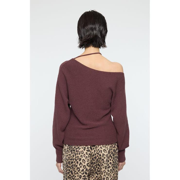 ONE SHOULDER ニットトップス | MOUSSY OUTLET | 詳細画像23 