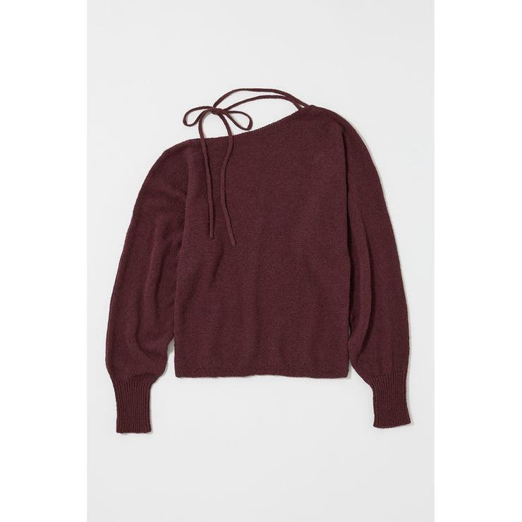 ONE SHOULDER ニットトップス | MOUSSY OUTLET | 詳細画像27 