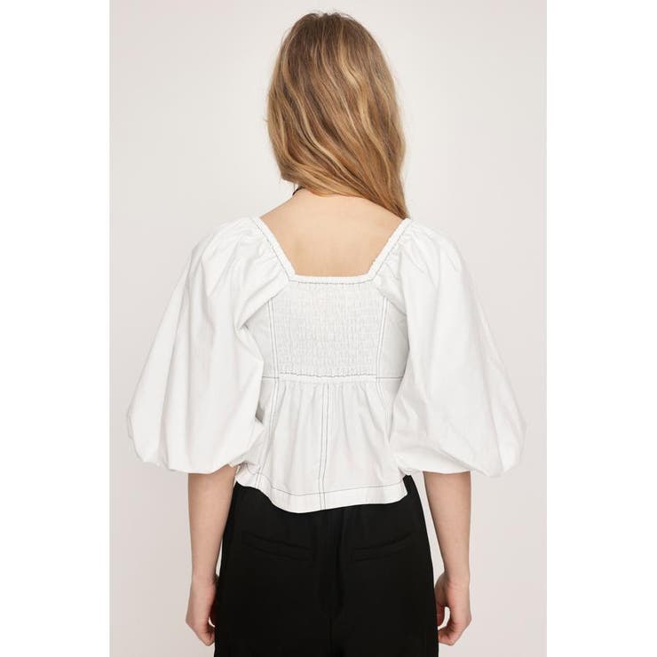 BALLOON SLEEVE 2WAY ブラウス | SLY OUTLET | 詳細画像6 