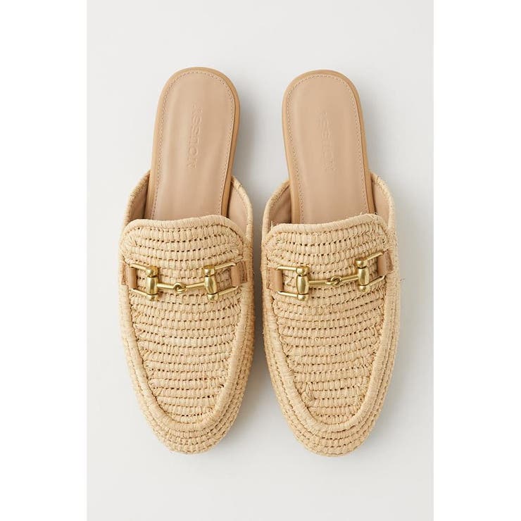 L/BEG1 | STRAW SLIP ON ローファー | MOUSSY OUTLET